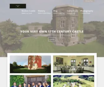 Waltoncastle.com(Wedding Venue & Holiday Accommodation Clevedon) Screenshot