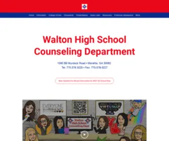 Waltonhighcounseling.com(Walton High School Counseling Department) Screenshot