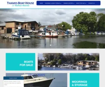 Waltonmarine.co.uk(River Thames Moorings & Boat Sales) Screenshot
