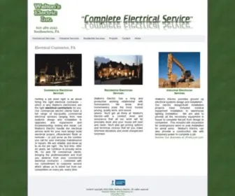 Waltonselectric.com(Walton's Electric Inc) Screenshot