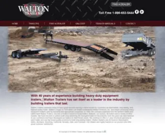 Waltontrailers.com(Walton Trailers) Screenshot