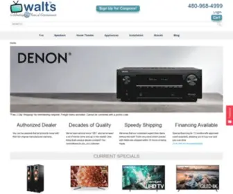 Walts.com(Walts TV & Home Theater AZ) Screenshot