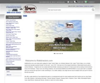 Waltstractors.com(Walts Tractor Parts) Screenshot