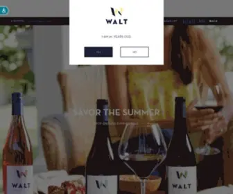 Waltwines.com(Shop Pinot Noir and Chardonnay Wine) Screenshot