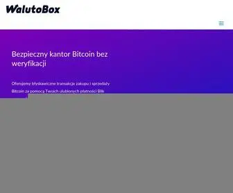 Walutobox.pl(Kantor Bitcoin) Screenshot