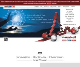 Walvoilfluidpower.com(Walvoil S.p.A) Screenshot