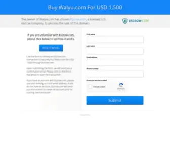 Walyu.com(Document.write(webname)) Screenshot