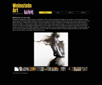 Wam-ART.net(Weinstein Art Management) Screenshot