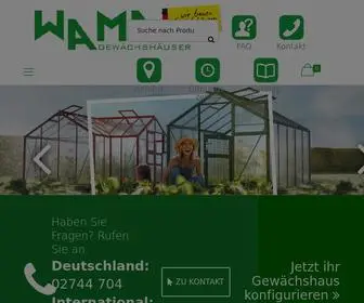 Wamadirekt.de(Gewächshaus) Screenshot