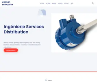 Waman-Group.com(Process automation solution) Screenshot
