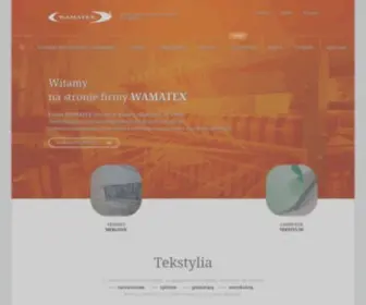 Wamatex.pl(Producent Dzianin i Tkanin) Screenshot