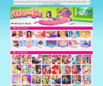 Wambie.com(Girls games) Screenshot
