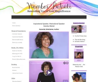 Wambui-Bahati.com(Inspirational Speaker) Screenshot