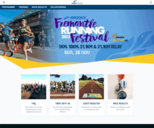 Wamc.org.au(West Australian Marathon Club) Screenshot
