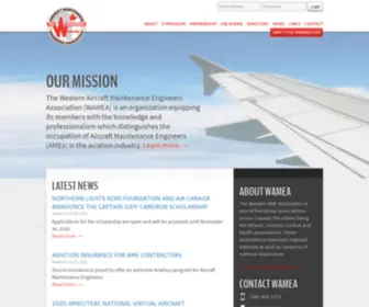 Wamea.com(Aircraft Maintenance Engineers of Canada) Screenshot