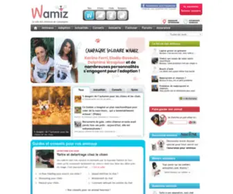 Wamiz.fr(Wamiz le site des animaux de compagnie) Screenshot