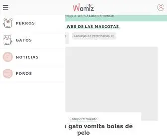 Wamiz.lat(El sitio web de las mascotas) Screenshot