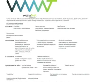 Wamnet.com.ar(Estudio web) Screenshot