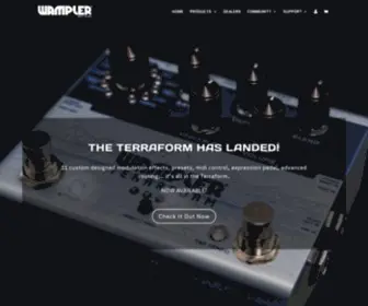 Wamplerpedals.com(Wampler Pedals) Screenshot