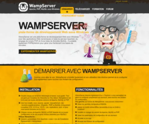 Wampserver.com(WampServer, la plate-forme de développement Web sous Windows) Screenshot
