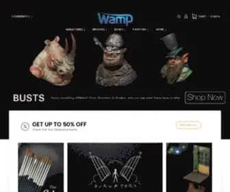 Wampstore.com(The online store for miniature painters) Screenshot