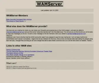 Wamserver.com(Main page) Screenshot