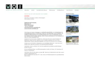 Wamsler-Architekten.de(Architekturbüro) Screenshot