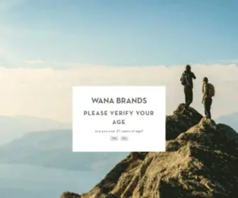 Wanabrands.com(Wana Brands) Screenshot