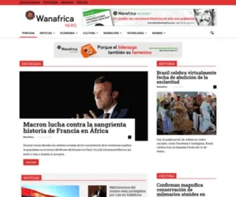 Wanafrica.com(Primera web de noticias sobre África) Screenshot