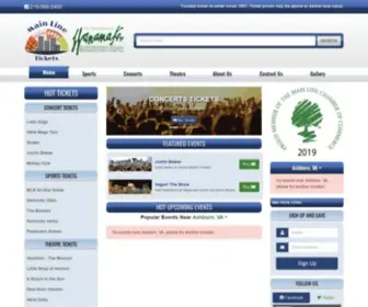 Wanamakerticket.com(Wanamaker Entertainment Group) Screenshot