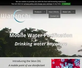 Wananchi-UK.com(Water Purification & Sanitisation Systems by Wananchi Ltd) Screenshot