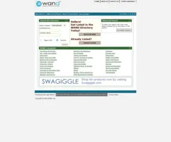 Wand.com(Directory of suppliers and traders of any products and services) Screenshot