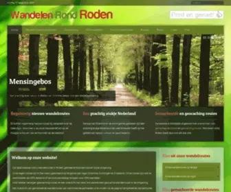 Wandelenrondroden.nl(Wandelen rond Roden) Screenshot