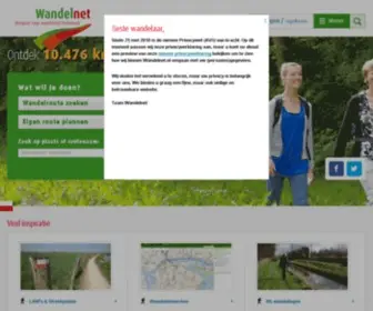 Wandelnet.nl(Home) Screenshot