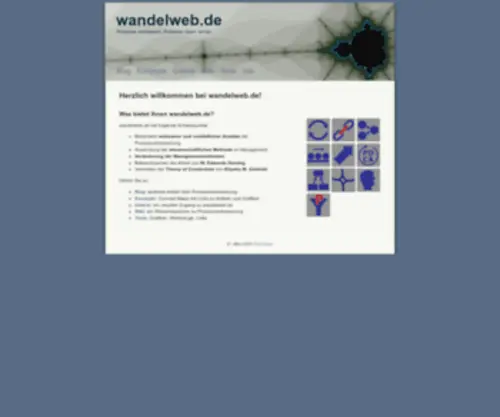 Wandelweb.de(Website und Blog) Screenshot