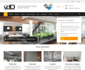 Wanden-Plafonds.be(VDD Interieurafwerking) Screenshot