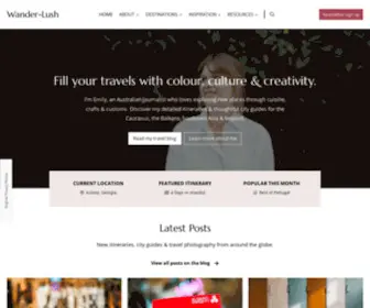 Wander-Lush.org(Security Verification) Screenshot