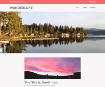 Wander-Luxe.com(Simple Things Give Pure Joy) Screenshot