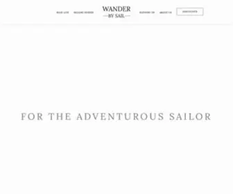 Wanderbysail.com(A Sailing Blog) Screenshot