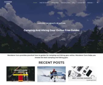 Wandererguru.com(Wanderer Guru) Screenshot