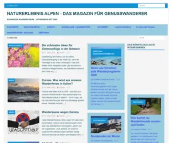 Wanderforum.ch(Naturerlebnis Alpen) Screenshot
