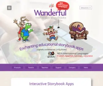 Wanderfulstorybooks.com(Wanderful) Screenshot