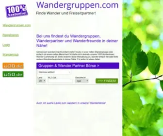 Wandergruppen.com(Finde) Screenshot