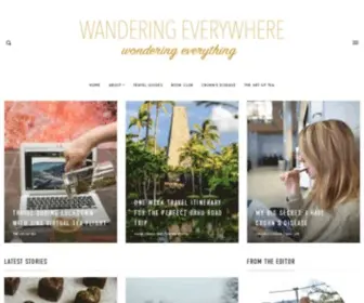 Wandering-Everywhere.com(Wandering Everywhere) Screenshot
