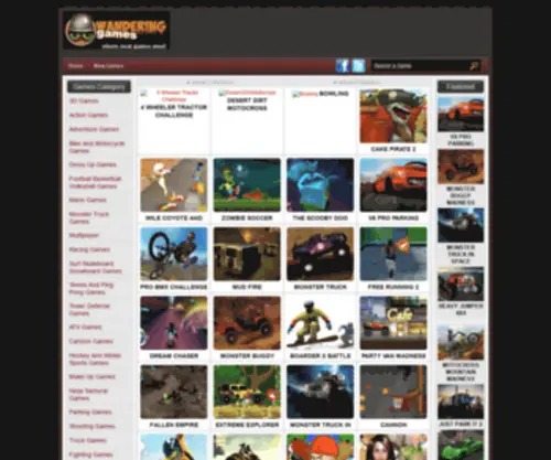 Wanderingames.com(Wandering Games) Screenshot