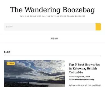 Wanderingboozebag.com(The Wandering Boozebag) Screenshot