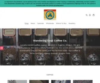 Wanderinggoat.com(Wandering Goat Coffee Co) Screenshot