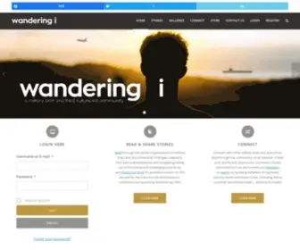 Wanderingisite.com(A military brat & third culture kid community) Screenshot