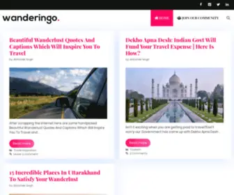 Wanderingo.com(Wanderingo Magazine) Screenshot