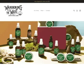 Wanderingthewestapothecary.com(Wandering the West Apothecary) Screenshot